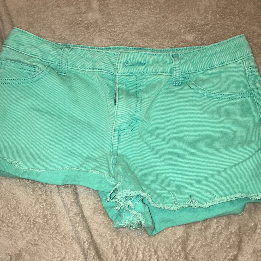 target cherokee teal mint green shorts